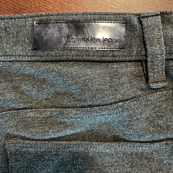 Calvin Klein Women's Stretch Ponte Pants, Dark Grey Heather, Size 8 - Picture 7 of 7